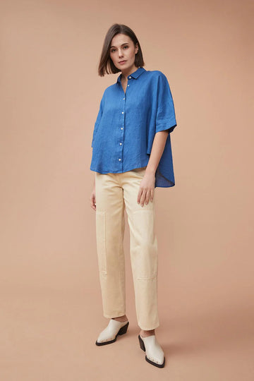 Harris Wilson Laurie Anis Linen Shirt