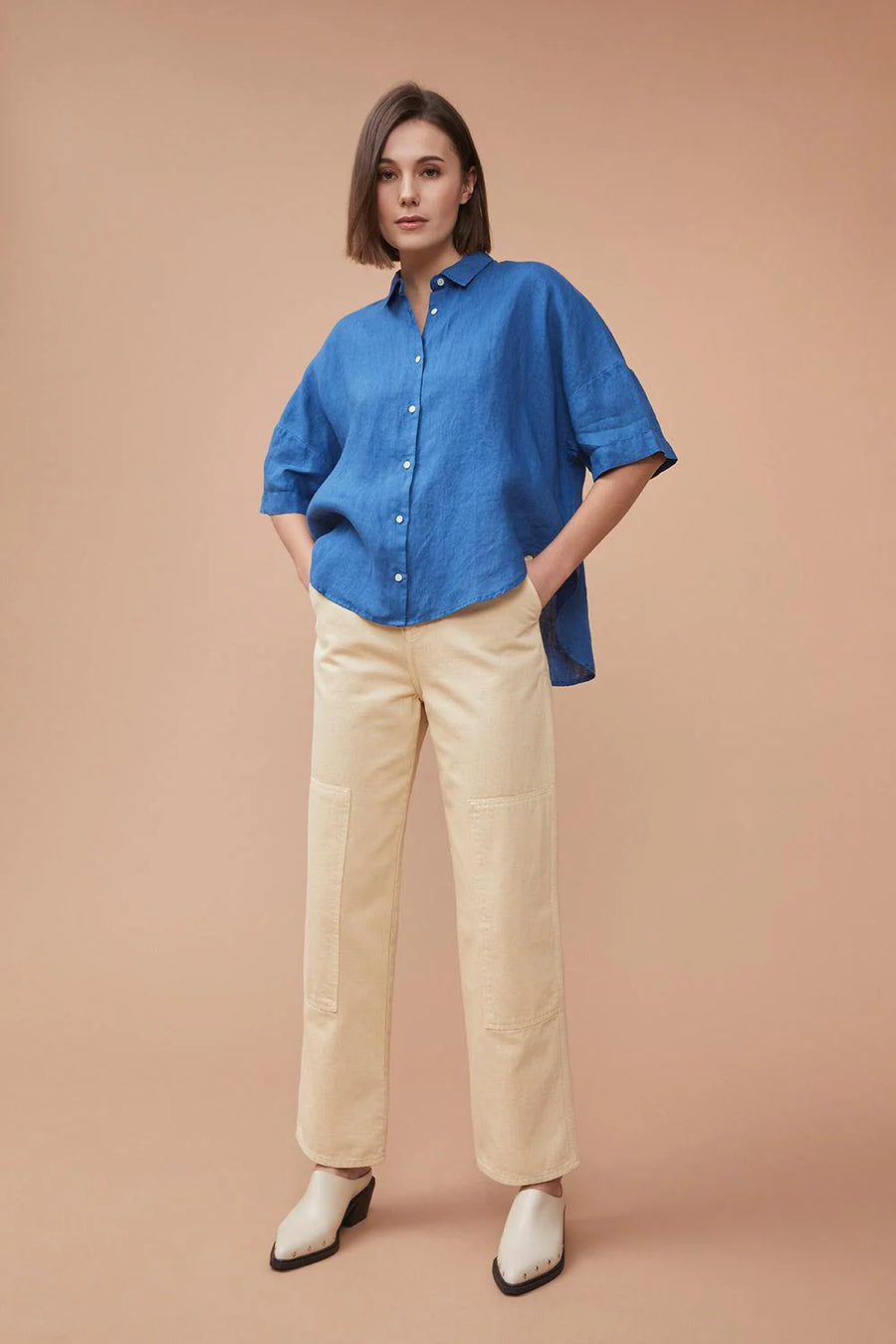 Harris Wilson Laurie Anis Linen Shirt