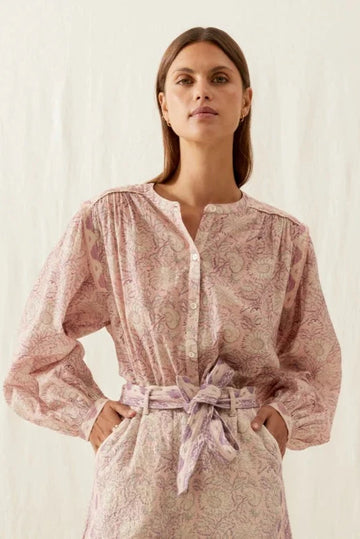 Louise Misha Jane Shirt - Pink Daisy Garden