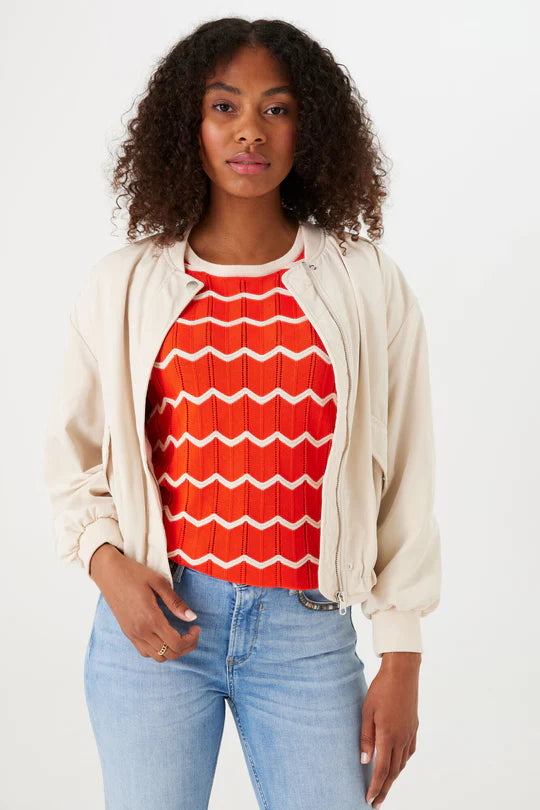 Garcia Zig Zag  Knit Top