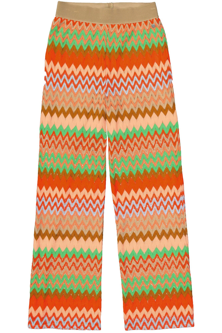 Garcia Jacquard Woven Pattern Trousers