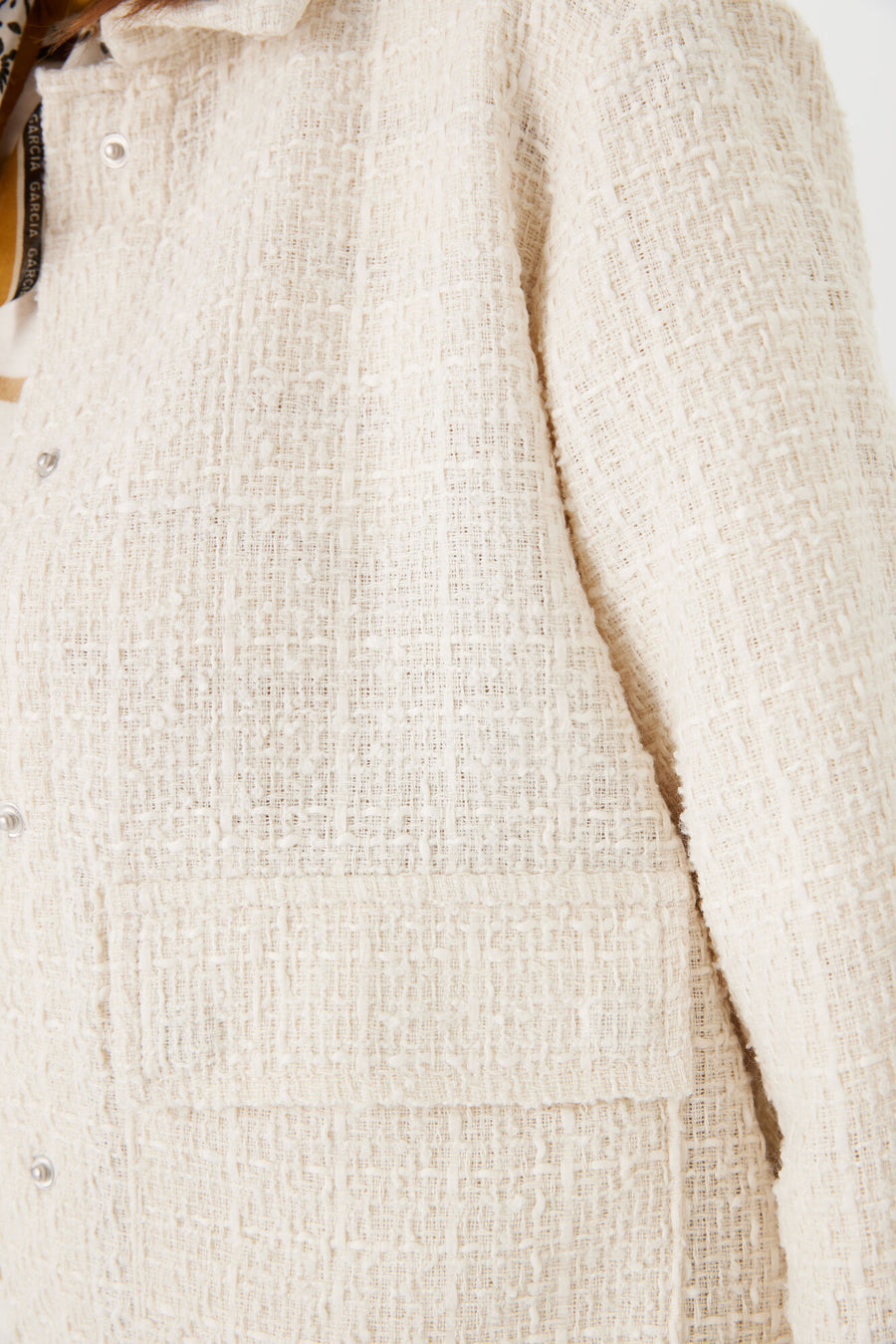 Garcia Cream Tweed Jacket