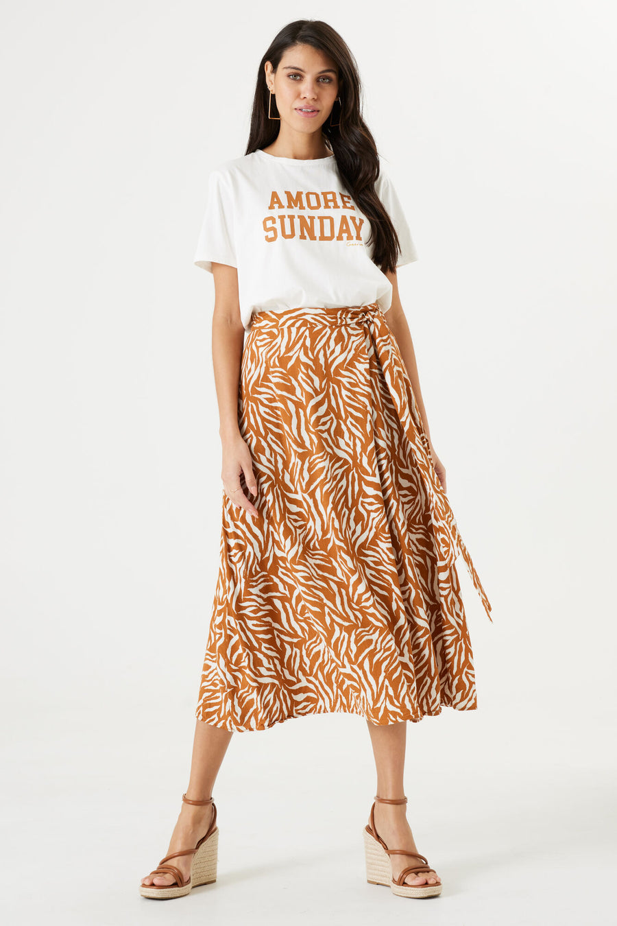 Garcia Amore Print T Shirt