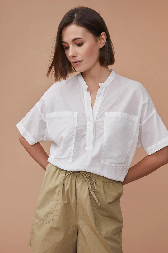 Harris Wilson Linda White Blouse