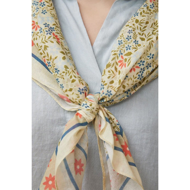 Harris Wilson Zalia Floral Printed Scarf