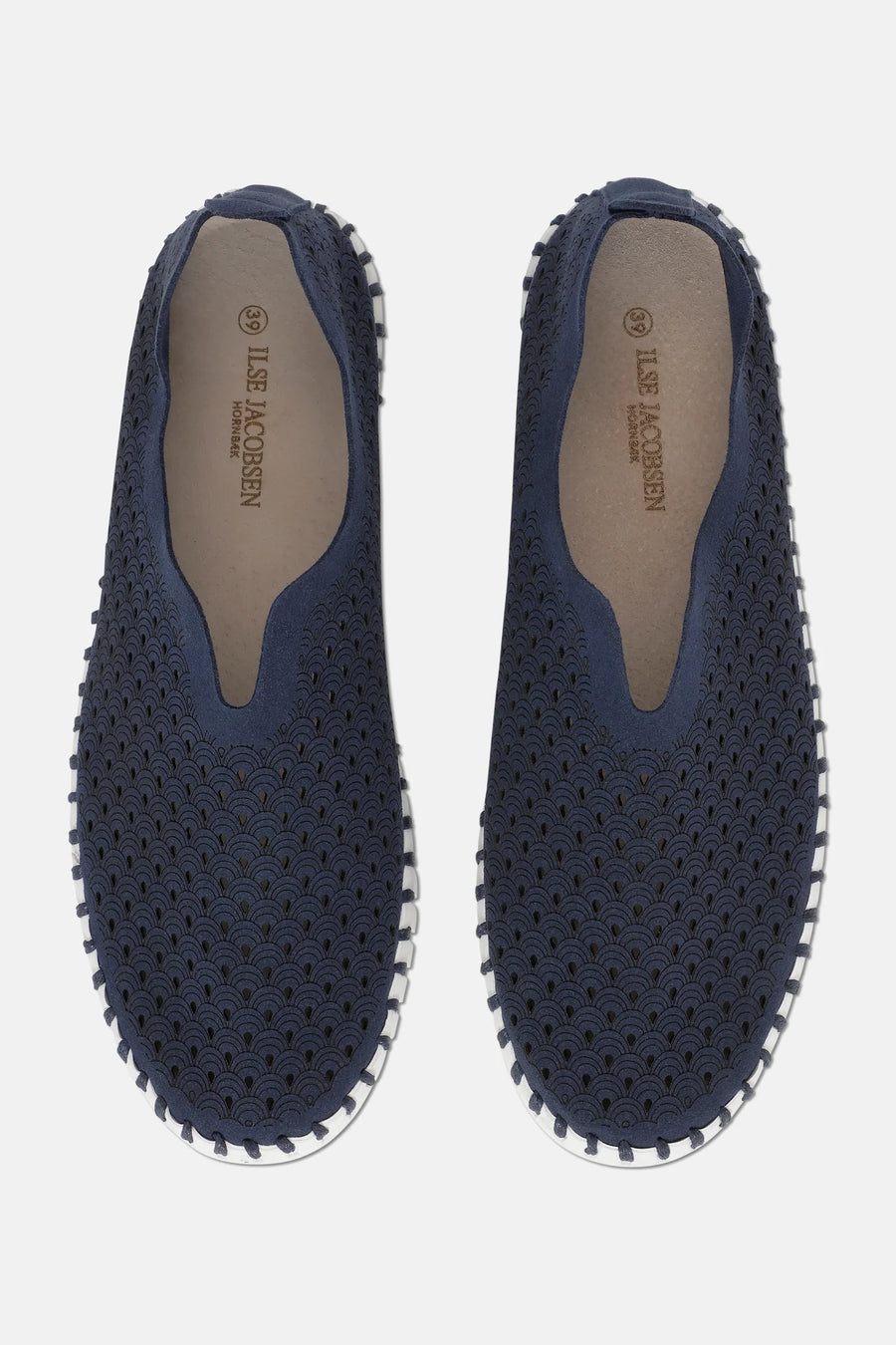 Isle Jacobsen Tulip Flats - Dark Indigo with white sole