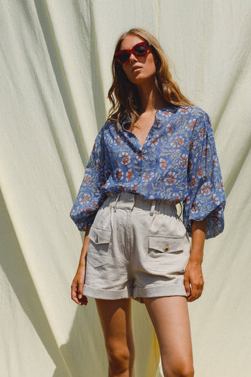 Indie & Cold Block Print Shirt - Tessa