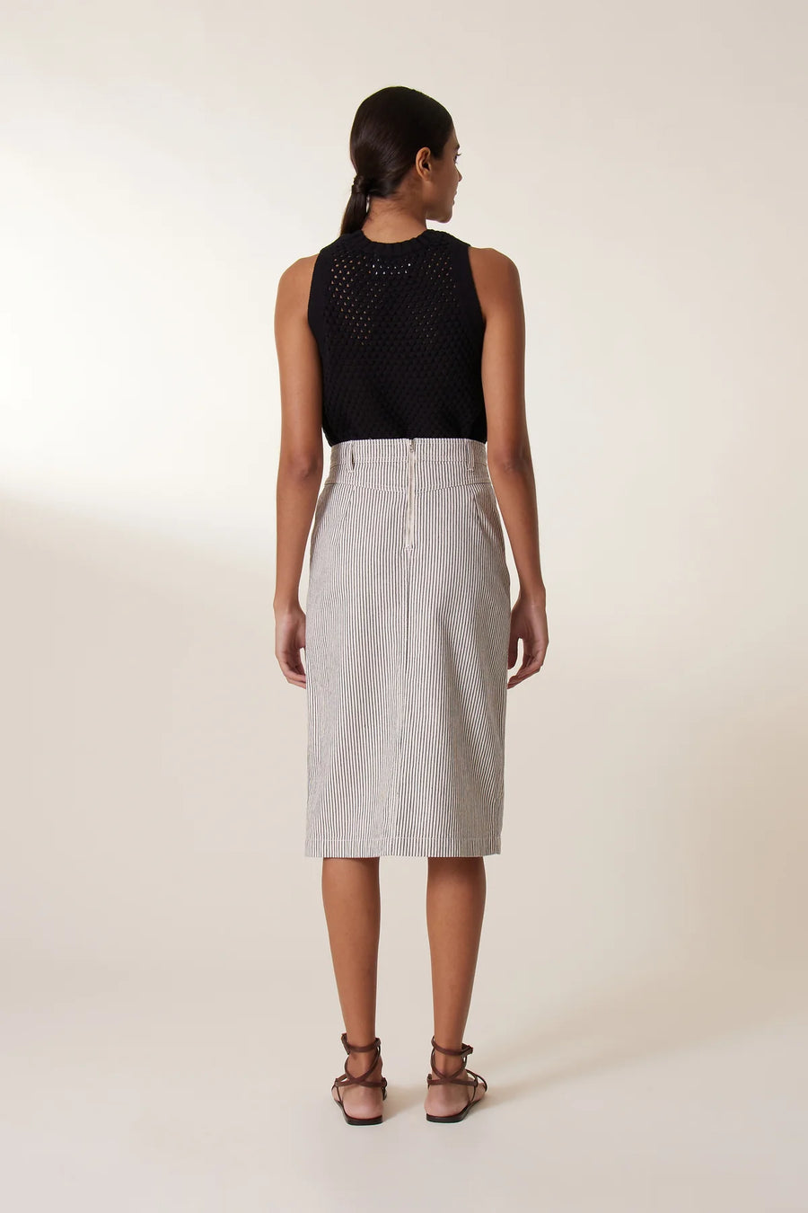 Leon & Harper Justi Stripe Skirt