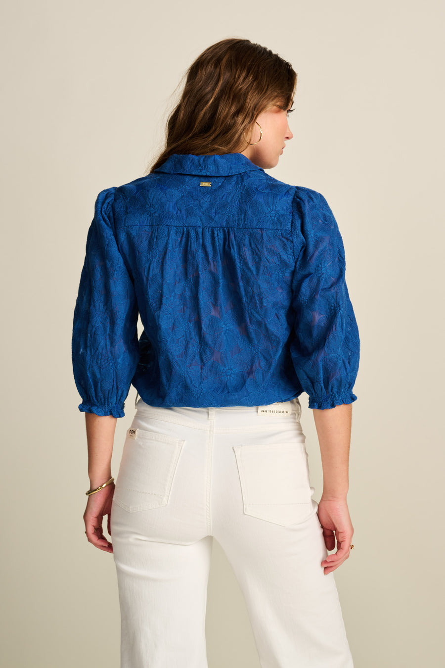 POM Amsterdam Ink Blue Blouse