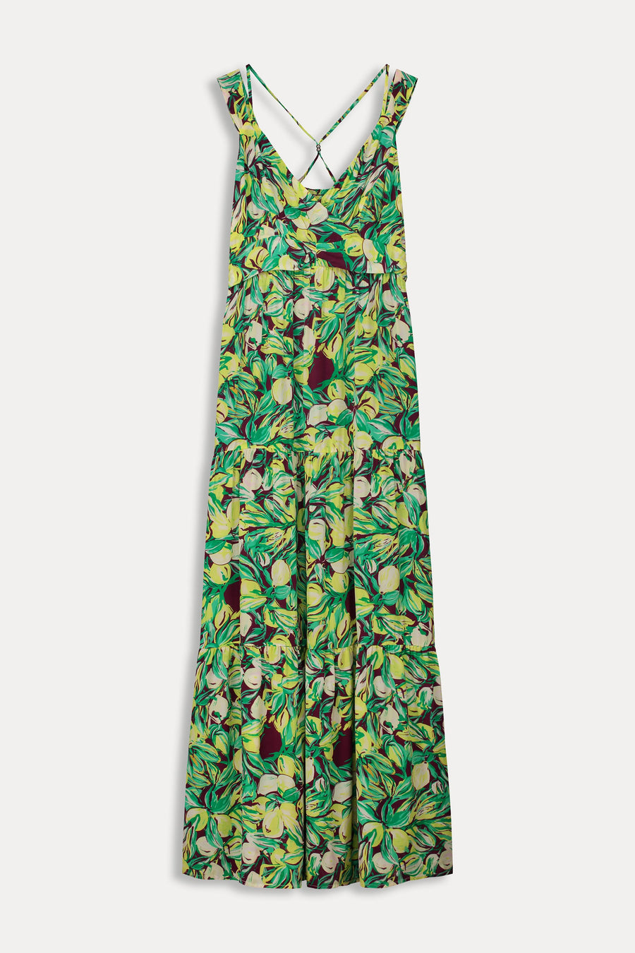 POM Amsterdam Lemon Tree Strap Dress