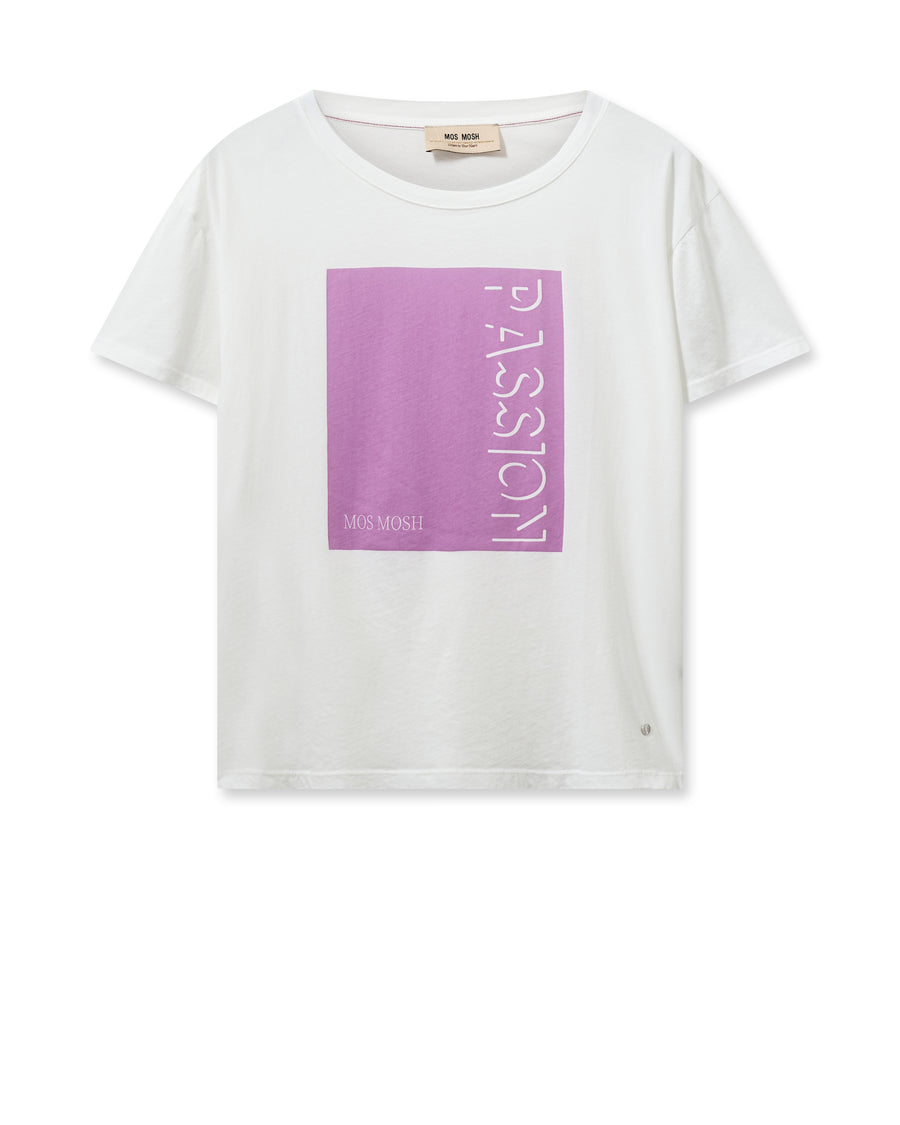 Mos Mosh Costa Tee Shirt - Iris