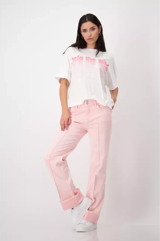 Monari Dames Tee - Off White